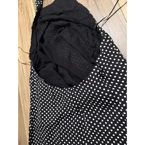 NWT! Reformation Avielle Dress in Aviar Dot Size 10 - Picture 5 of 6